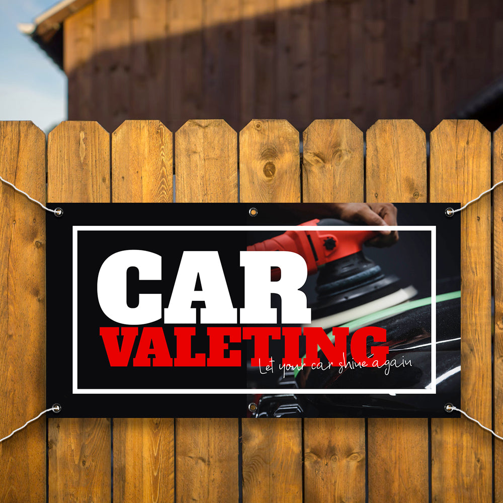 PCV Banner Printing car wash Valeting Promotional Advertisement Outdoor