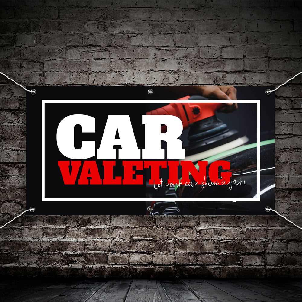 PCV Banner Printing car wash Valeting Promotional Advertisement Outdoor