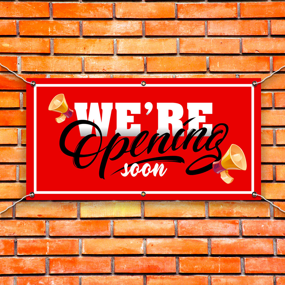 PCV Banner Printing opening soon Promotional Advertisement Outdoor