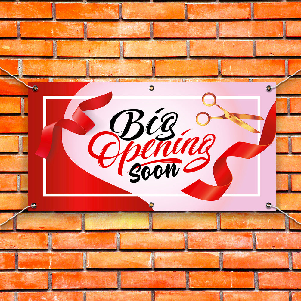 PCV Banner Printing opening soon Promotional Advertisement Outdoor