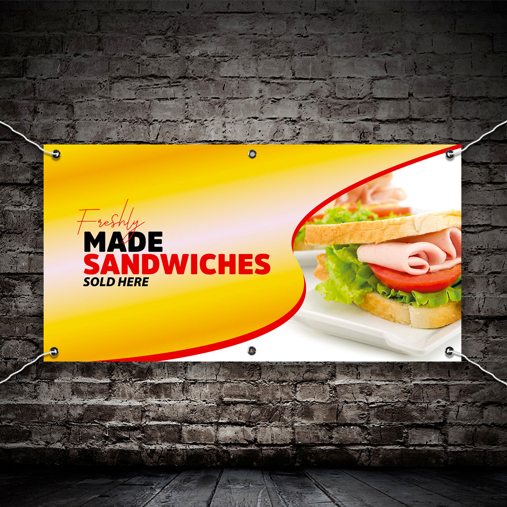 PCV Banner Printing fish and chips takeaway fast food Promotional Advertisement Outdoor