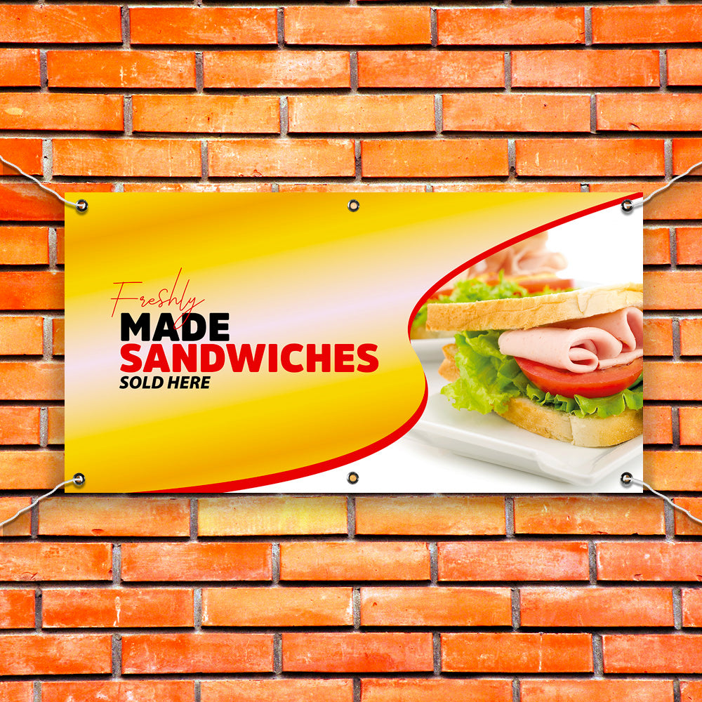 PCV Banner Printing fish and chips takeaway fast food Promotional Advertisement Outdoor