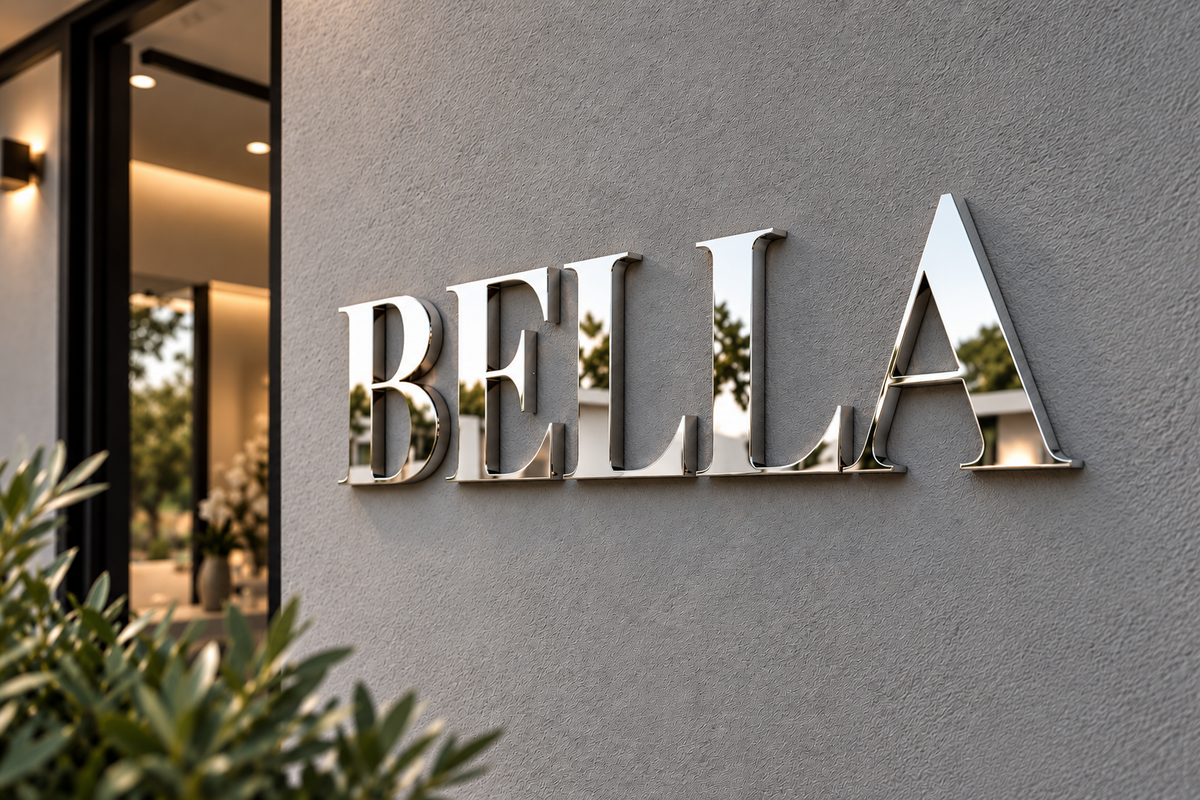 Acrylic Self-Adhesive Letters - Gold Mirror, Silver Mirror, Rose Mirror 3mm - Price per single letter