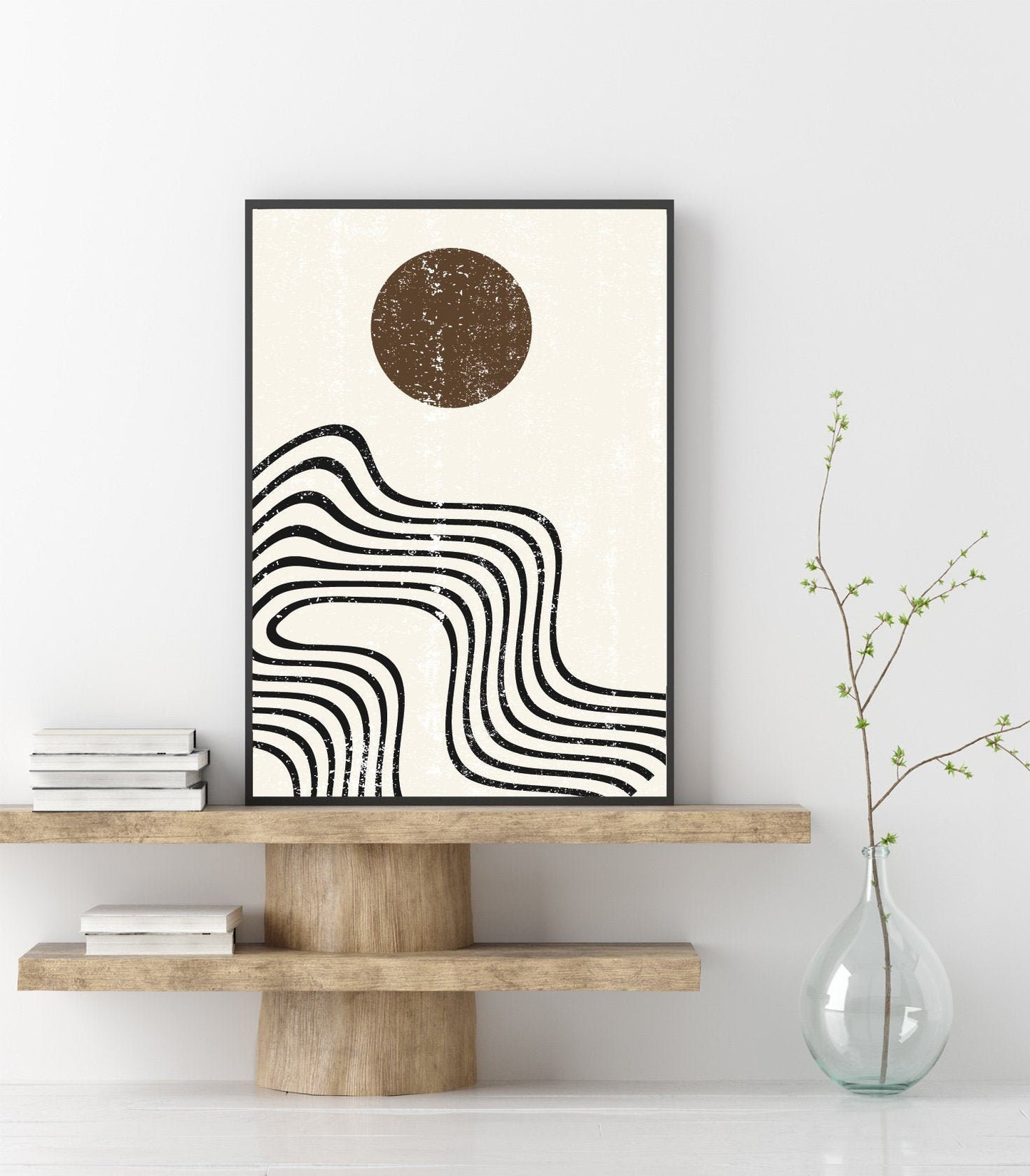 Abstract Poster Sun Home decor lines poster Wall Art Modern Print Home Accessories Gift Ideas