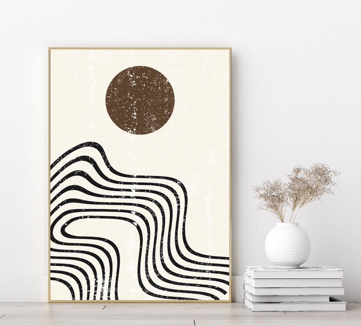 Abstract Poster Sun Home decor lines poster Wall Art Modern Print Home Accessories Gift Ideas