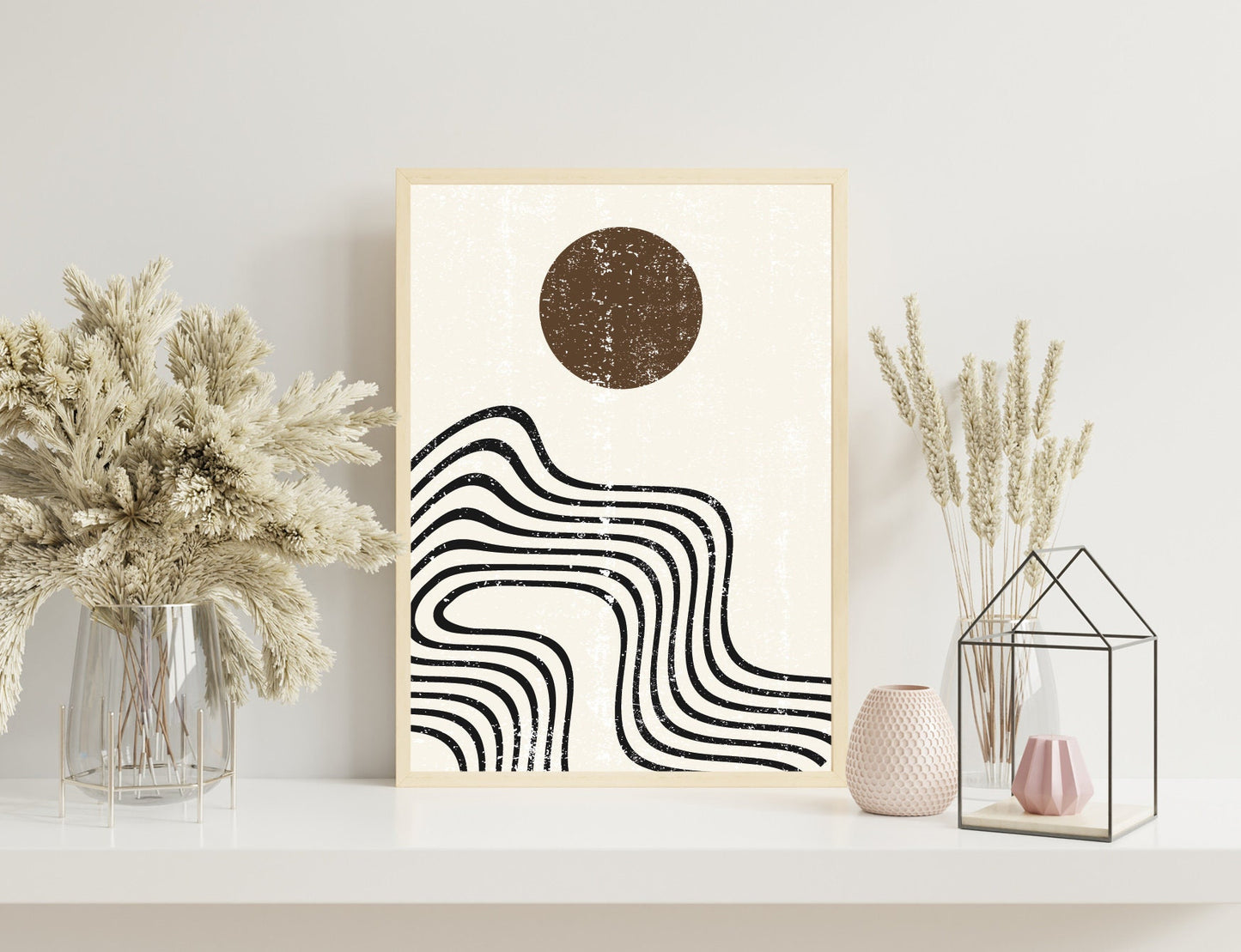 Abstract Poster Sun Home decor lines poster Wall Art Modern Print Home Accessories Gift Ideas