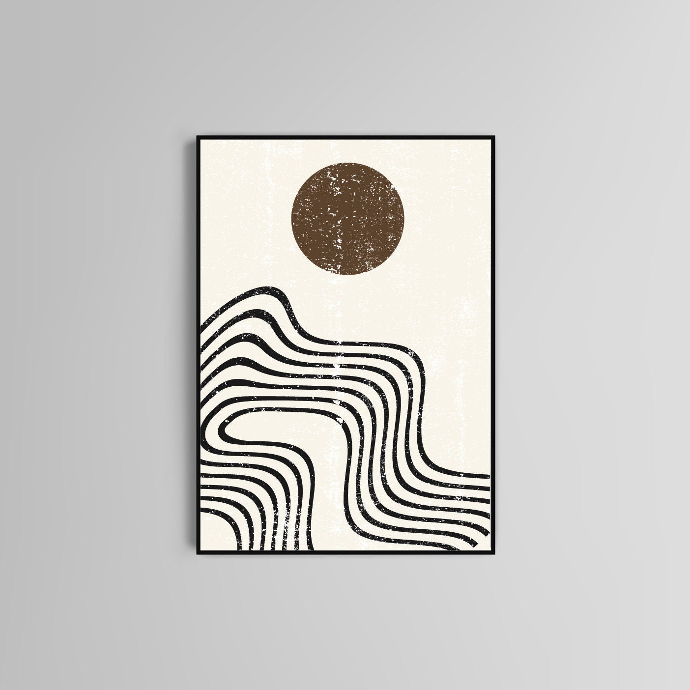 Abstract Poster Sun Home decor lines poster Wall Art Modern Print Home Accessories Gift Ideas