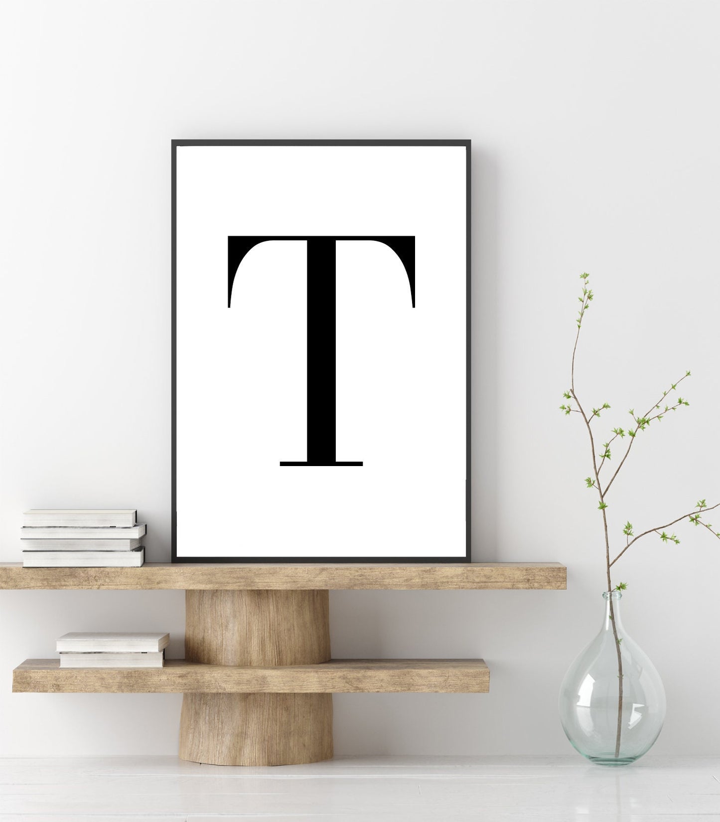 Typography poster print home wall art decor modern wedding letters