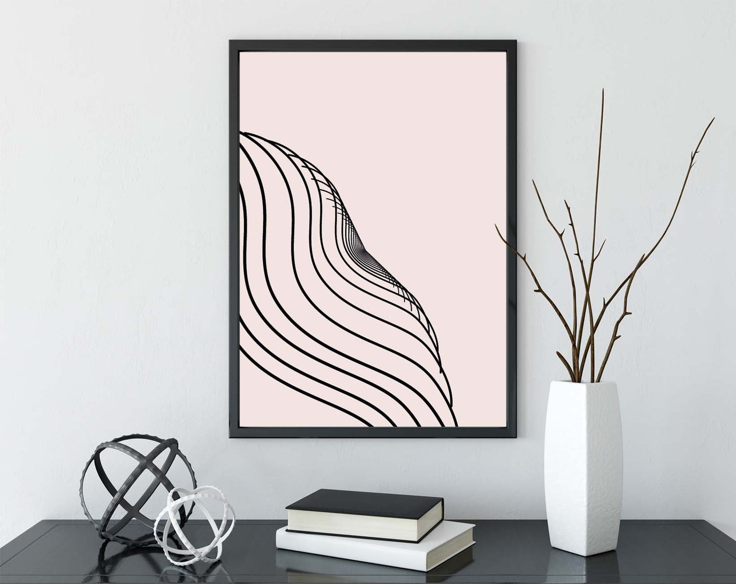 Abstract Lines Modern Wall Art Poster Print Home Decor Home Accessories Eco Gift Ideas
