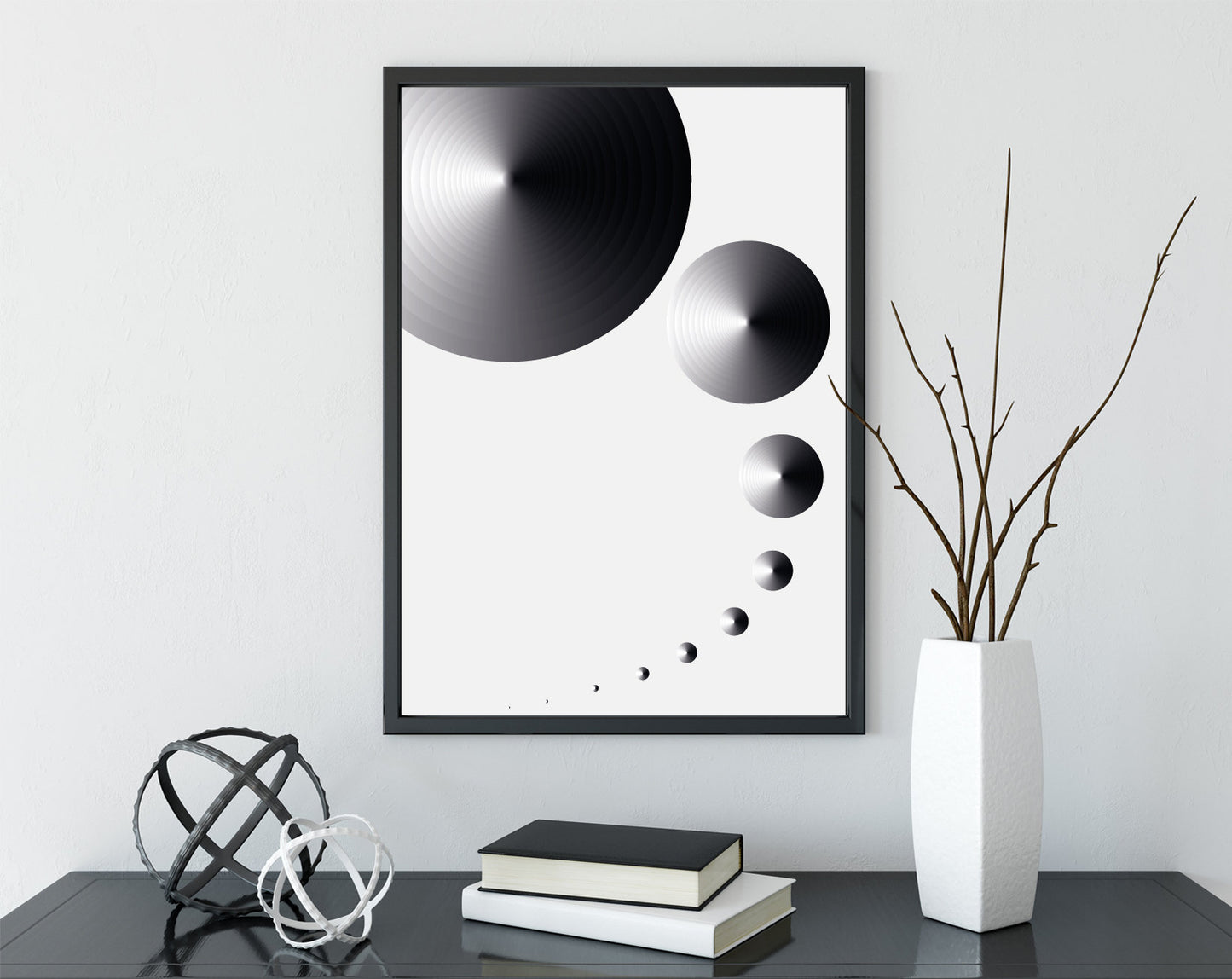 Abstract Cone Poster wall prints wall art home decor gift ideas