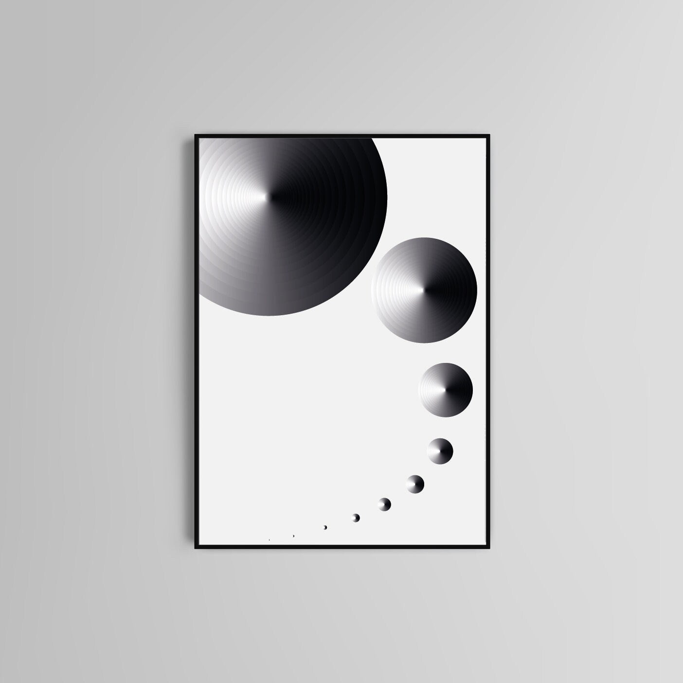 Abstract Cone Poster wall prints wall art home decor gift ideas