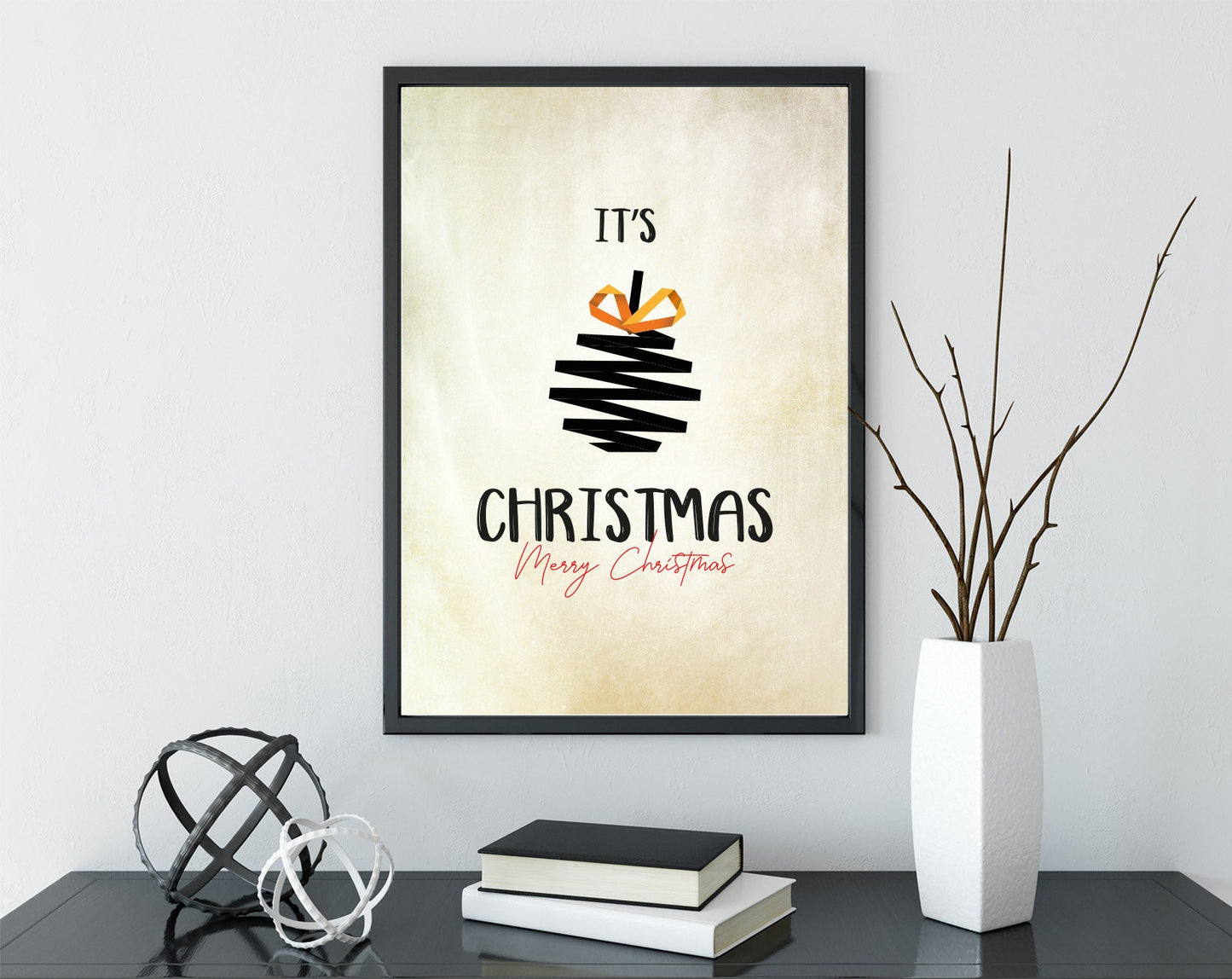 It's Christmas Poster, Eco Prints, Festive prints, Christmas décor, Wall art, Poster, Gift Ideas, Home Decor, Dorm accessories