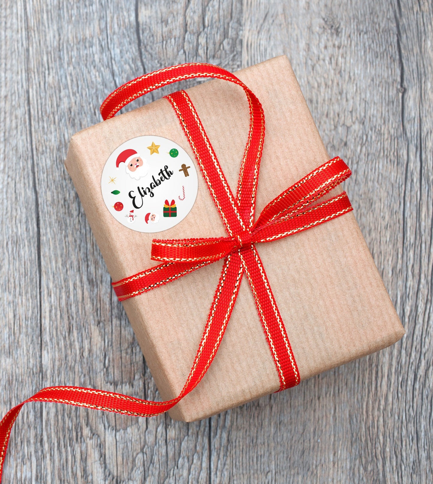 Personalized Christmas stickers , Prints, Festive Stickers, Christmas décor, Gift stickers, Envelope seal,