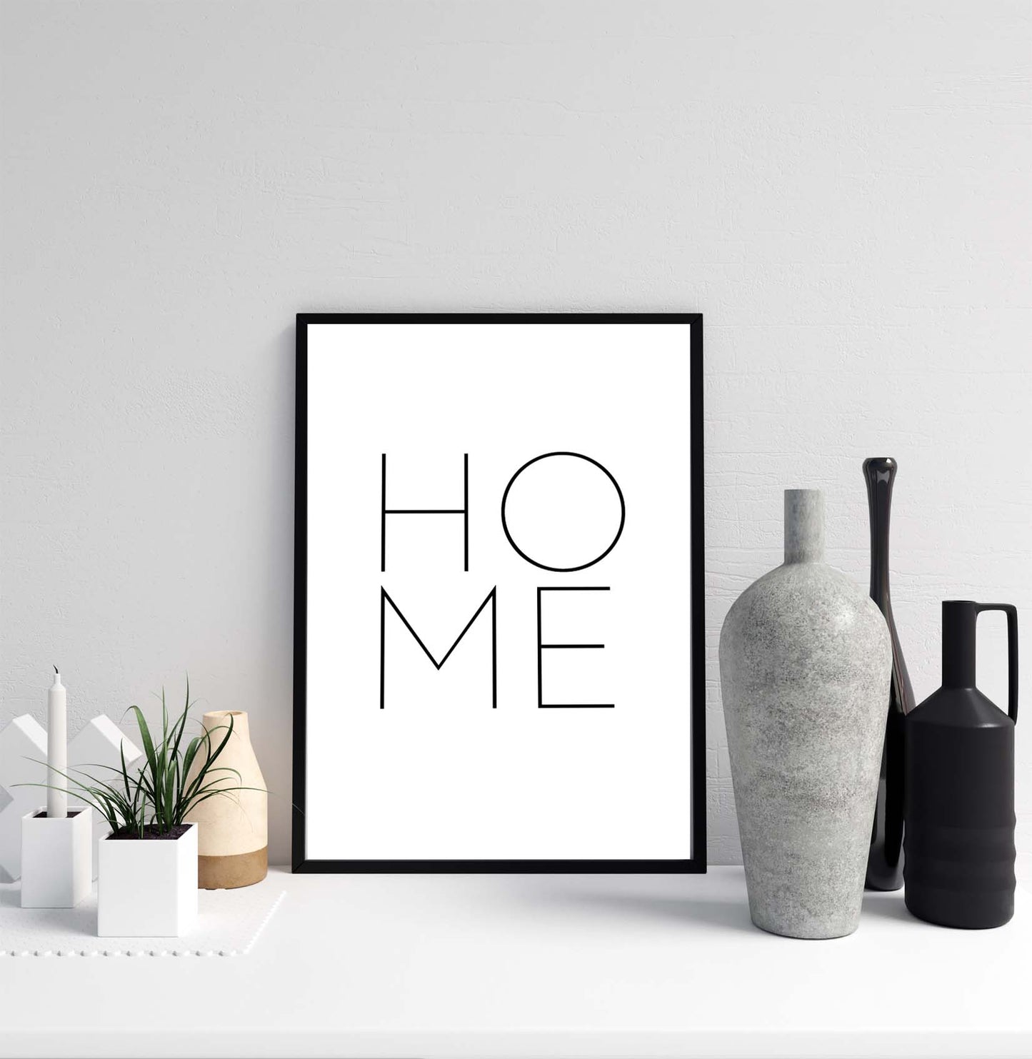 Home typography poster print modern home wall art decor quote poster