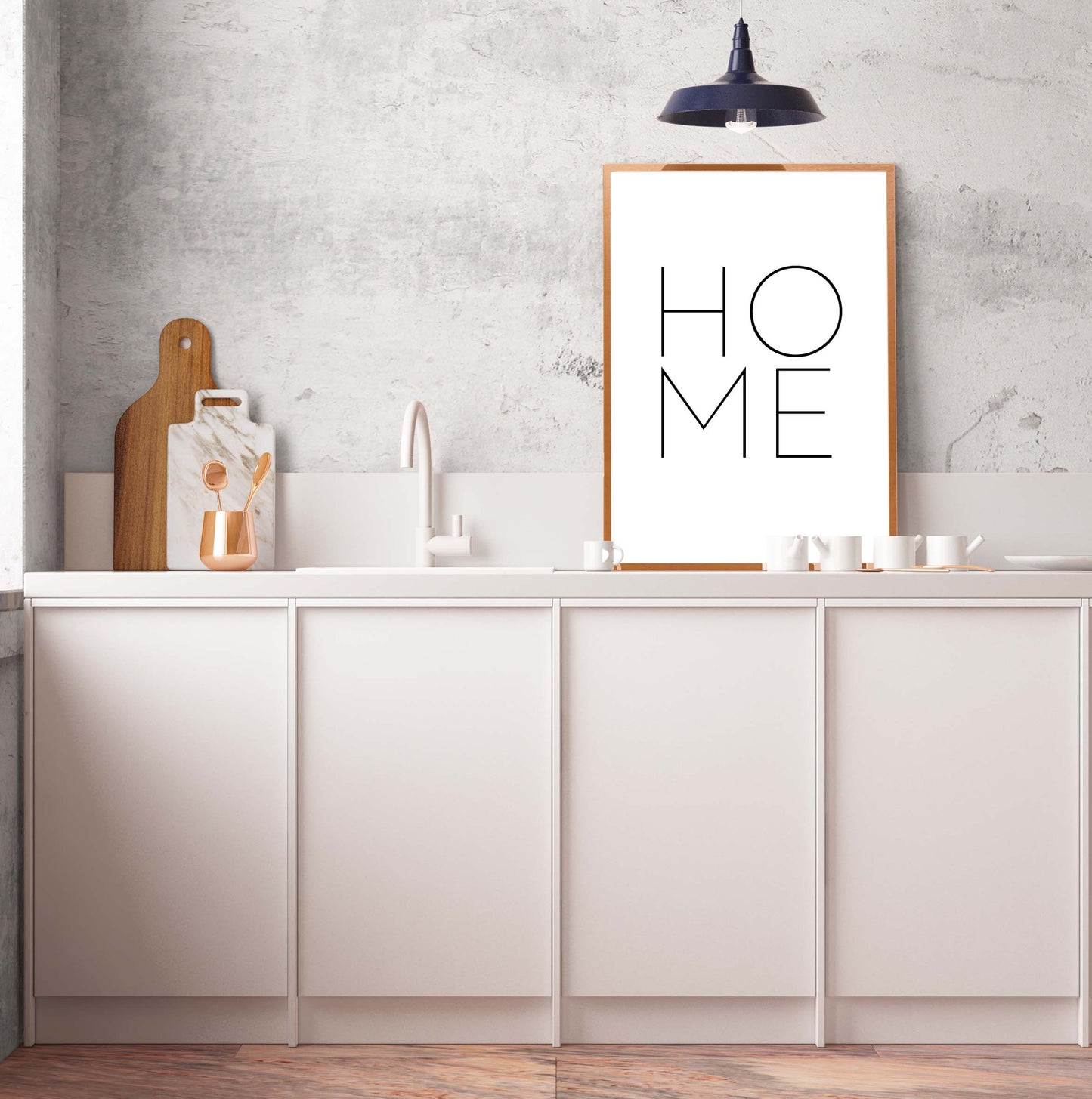 Home typography poster print modern home wall art decor quote poster