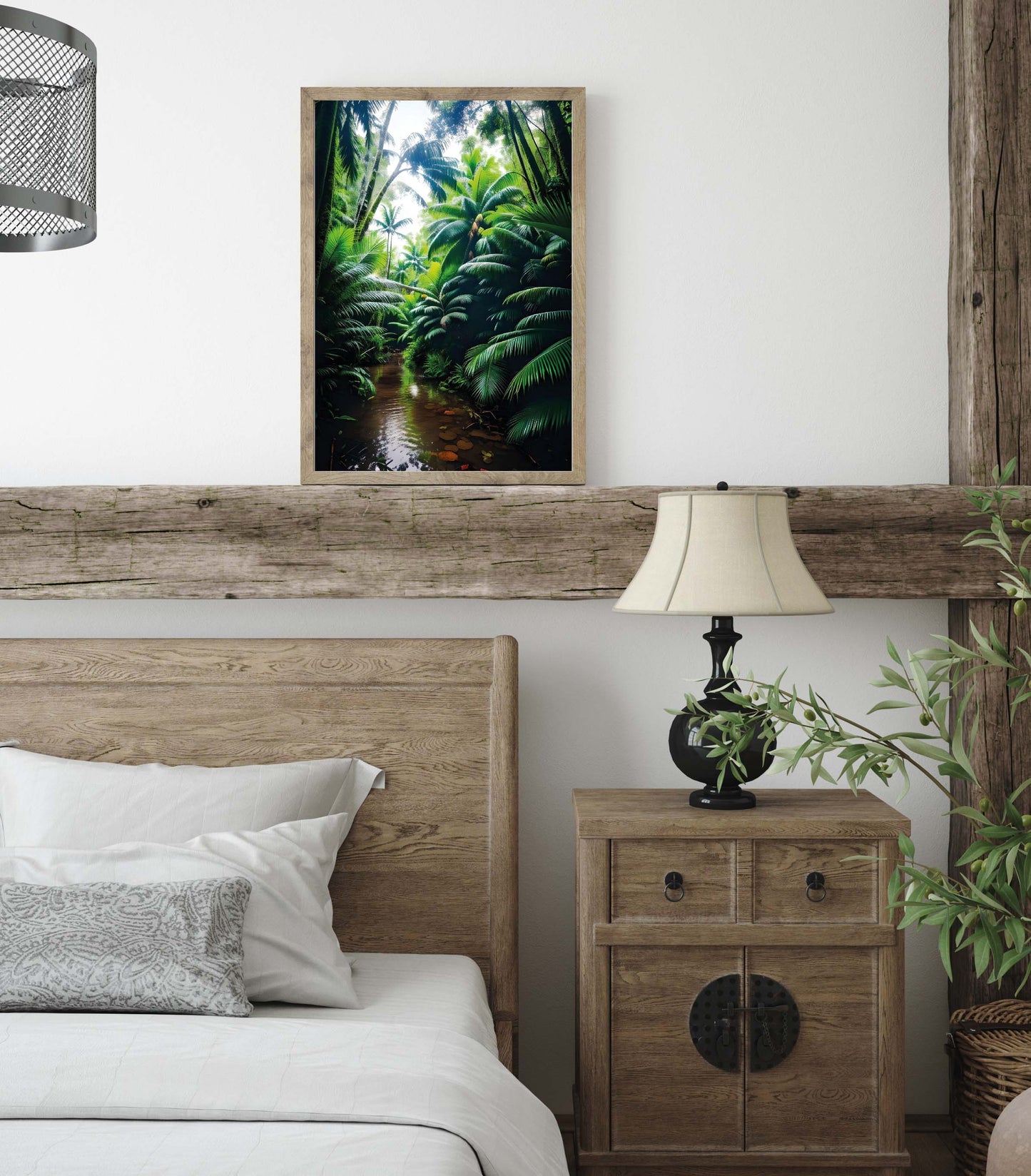 Tropical Poster Print home wall art decor leaves nature print