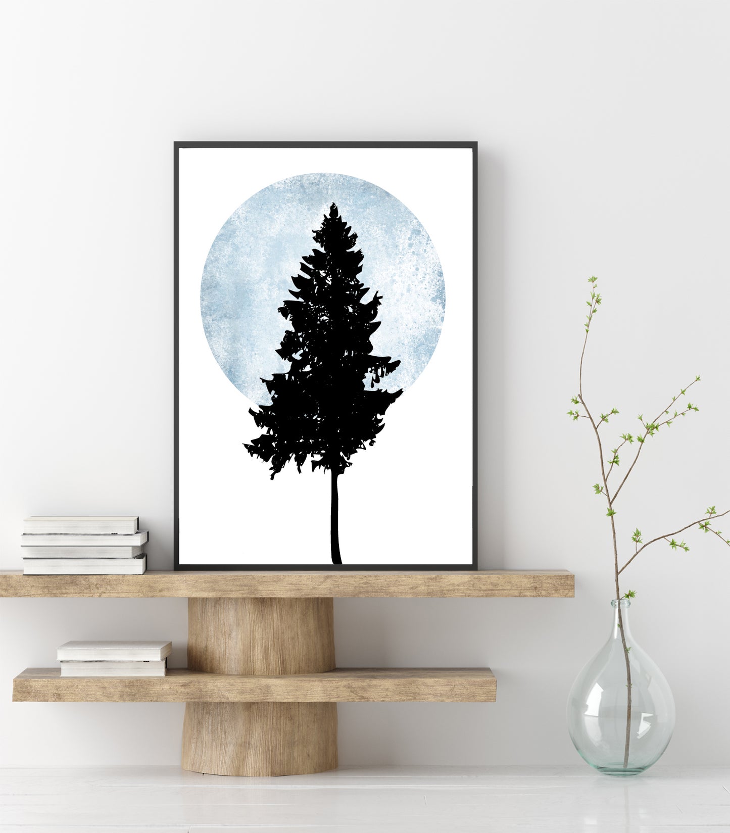 poster print Tree Print Sunset Print Trees Poster Wall Art Modern Print Home Accessories Poster Print
