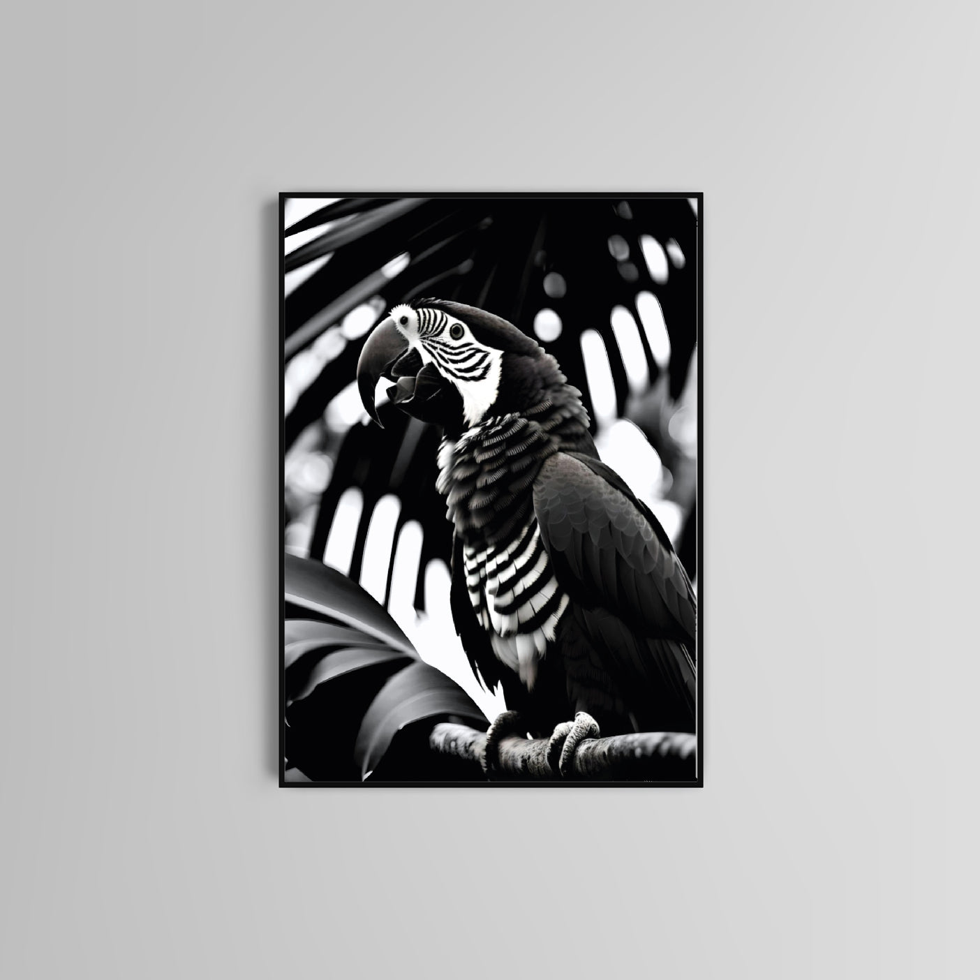 Parrot poster print home wall art decor modern parrot bird home decoration design