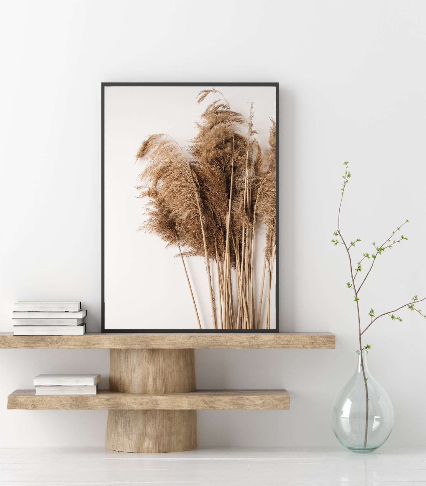 Pampas Grass poster print home wall art decor modern pampas grass elegant design