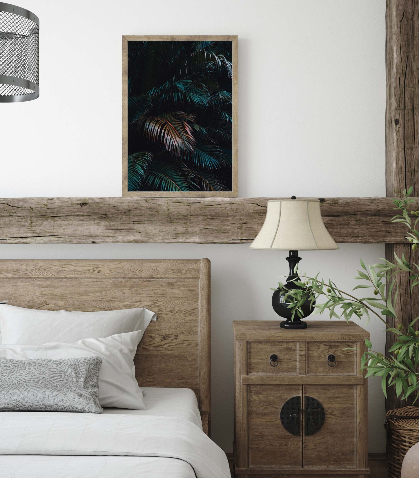 Palm Leaves Print Home Decor Wall Art Exotic Patterns Gift Ideas Eco-Friendly Inks Home Accessories Poster Printing Modern Decor