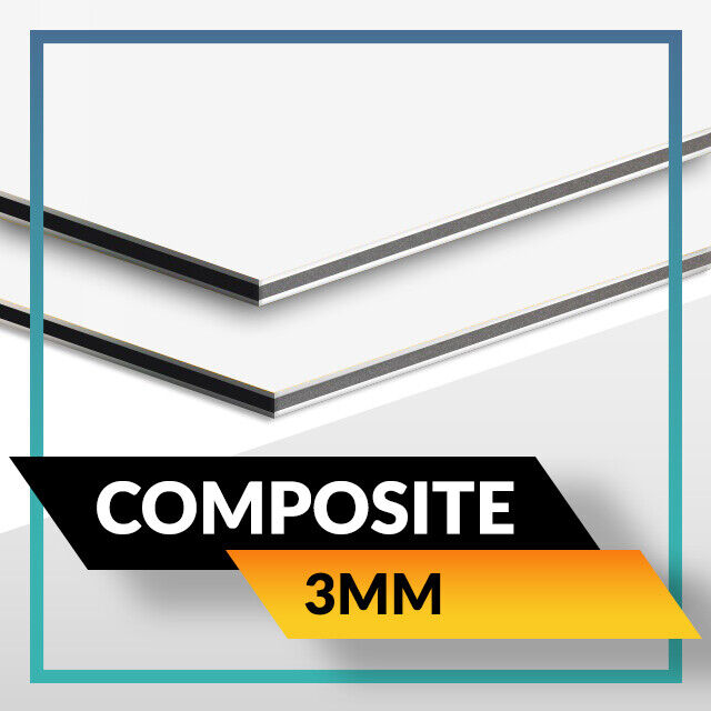 White Aluminium Composite 3mm Blank Board (dibond) Signage Crafts Advertising