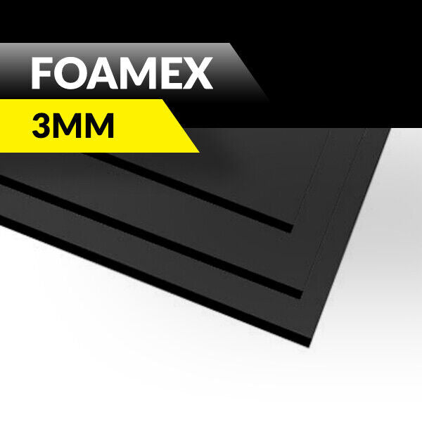 Black Foam PVC Light Weight Signage Sheet 3mm - 5mm - Foamex® Board Blanks