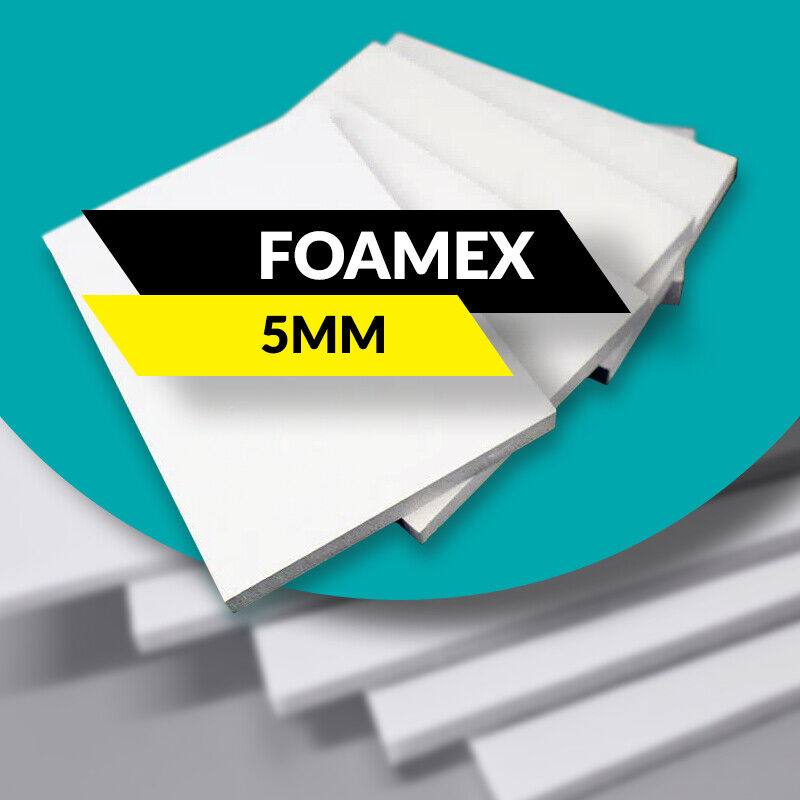 White Foam Board PVC Light Weight Signage Sheet 5mm - 3mm - Foamex® Board Blanks