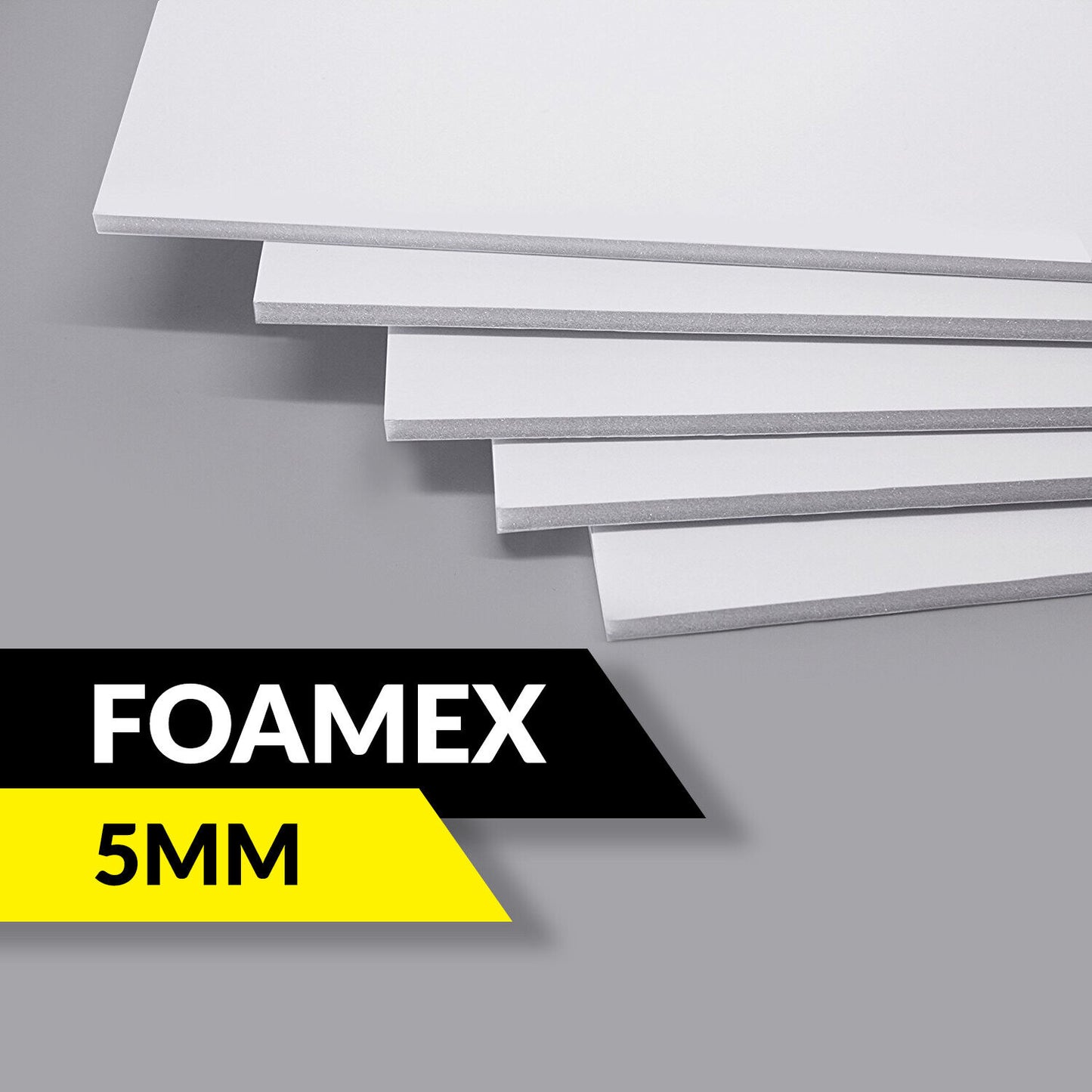 White Foam Board PVC Light Weight Signage Sheet 5mm - 3mm - Foamex® Board Blanks