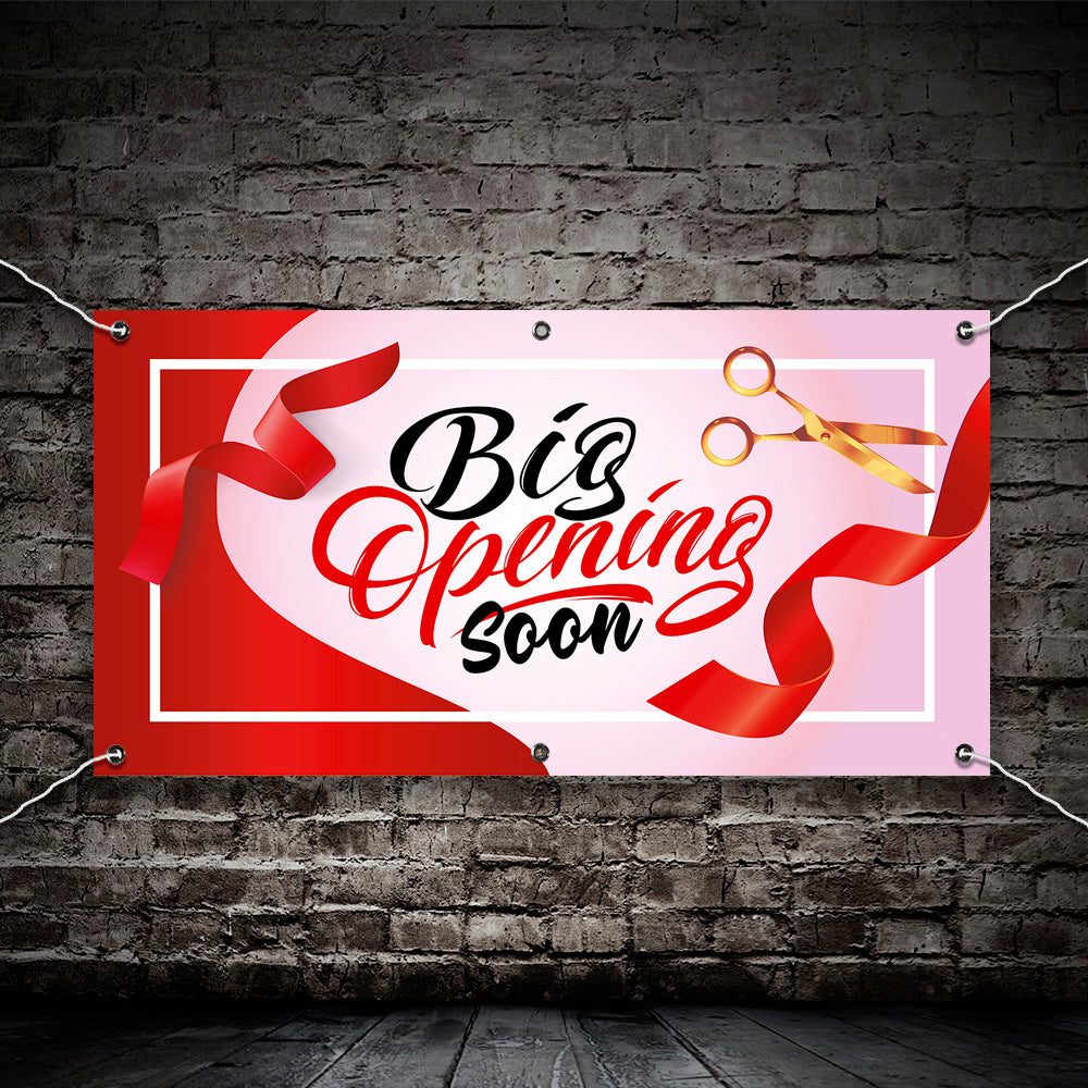PCV Banner Printing opening soon Promotional Advertisement Outdoor