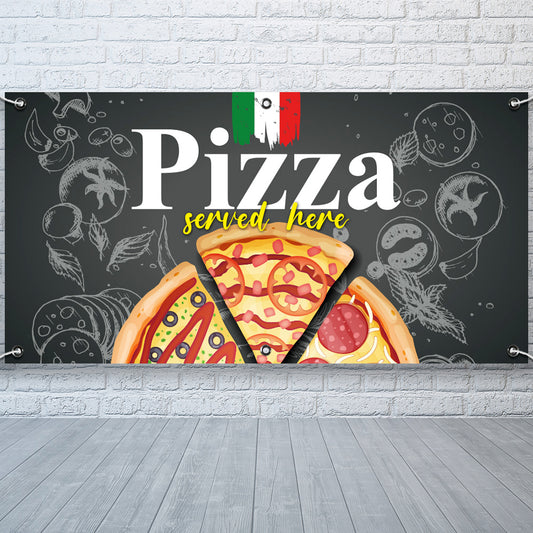 PVC Banner Pizza Food Print Outdoor Waterproof High Quality