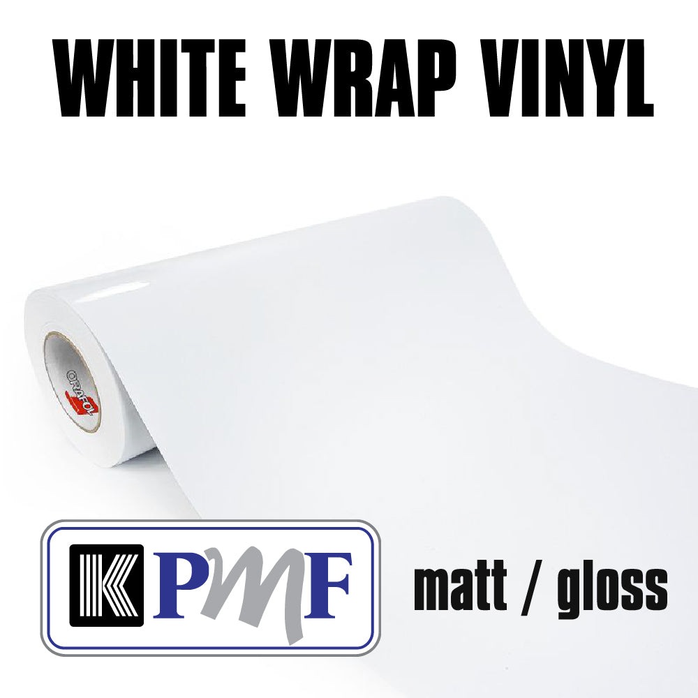 KPMF vehicle wrap vinyl white gloss or matt airelease premium wrapping vinyl