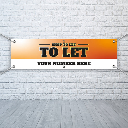 PVC Banner to let 1ft x 4ft Print Outdoor Waterproof High Quality