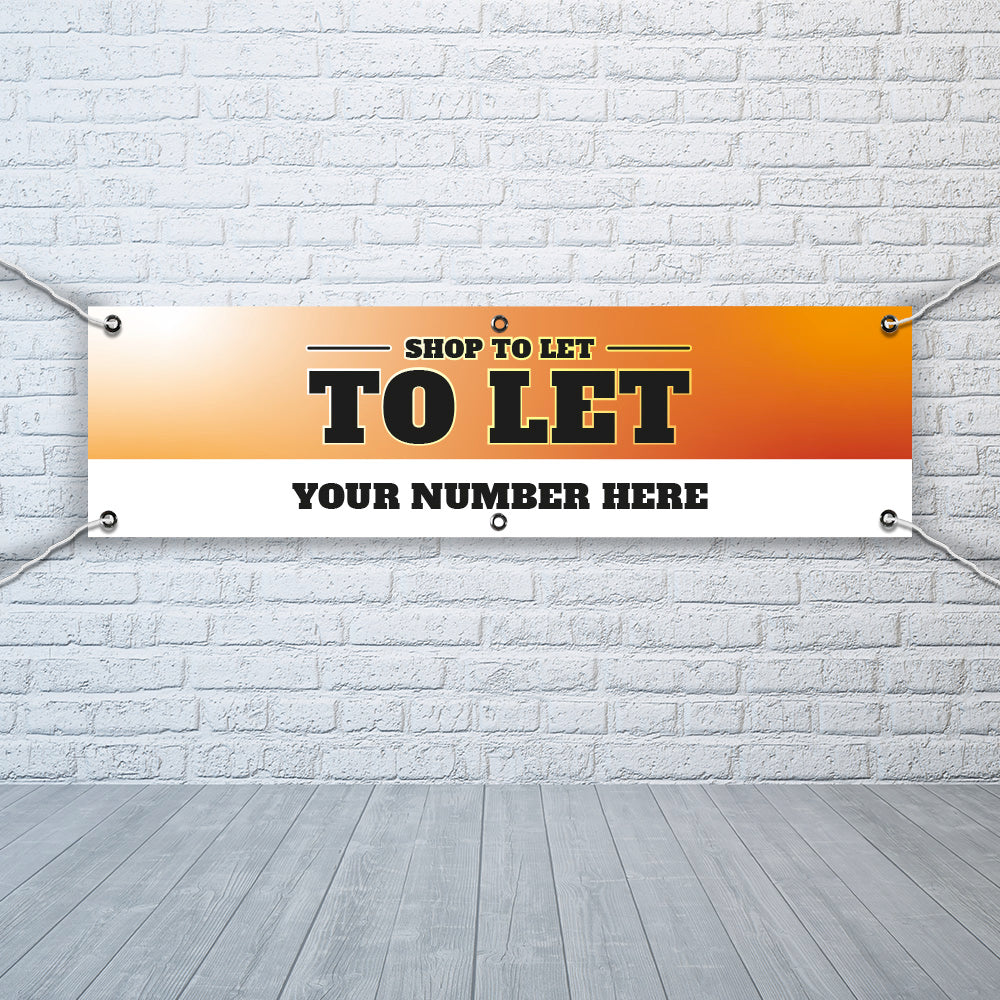 PVC Banner to let 1ft x 4ft Print Outdoor Waterproof High Quality