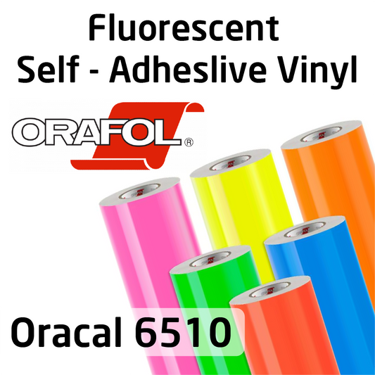 Oracal 6510 Cast Fluorescent Vinyl A4 or 630mm rolls sold