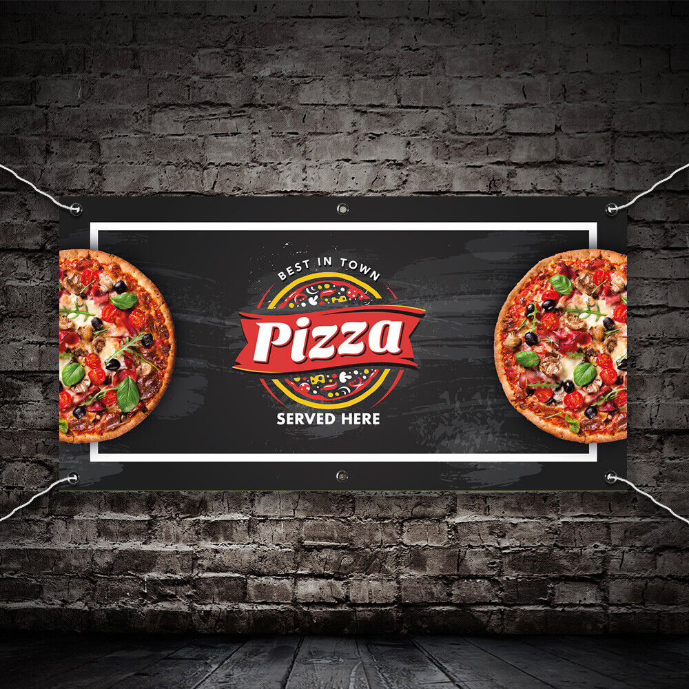 PVC Banner Pizza Food Print Outdoor Waterproof High Quality