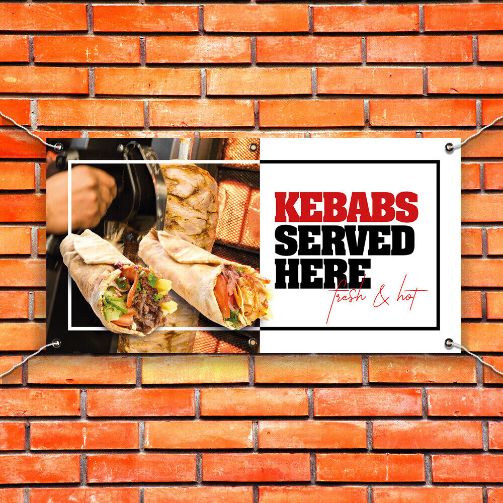 PVC Banner Kebabs Fast Food Promotional Print Outdoor Waterproof High Quality