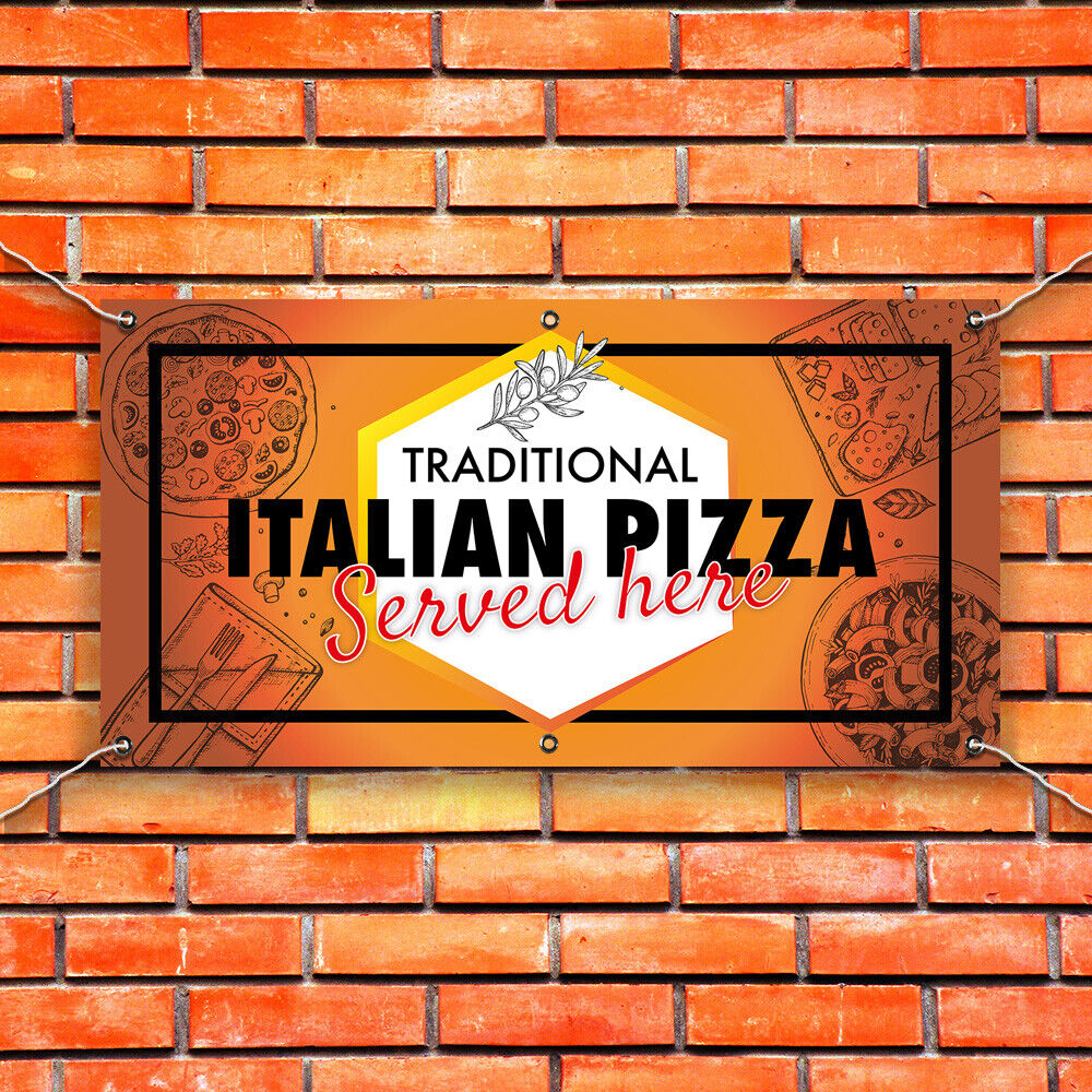 PVC Banner Pizza Italian Promotional Print Outdoor Waterproof High Quality