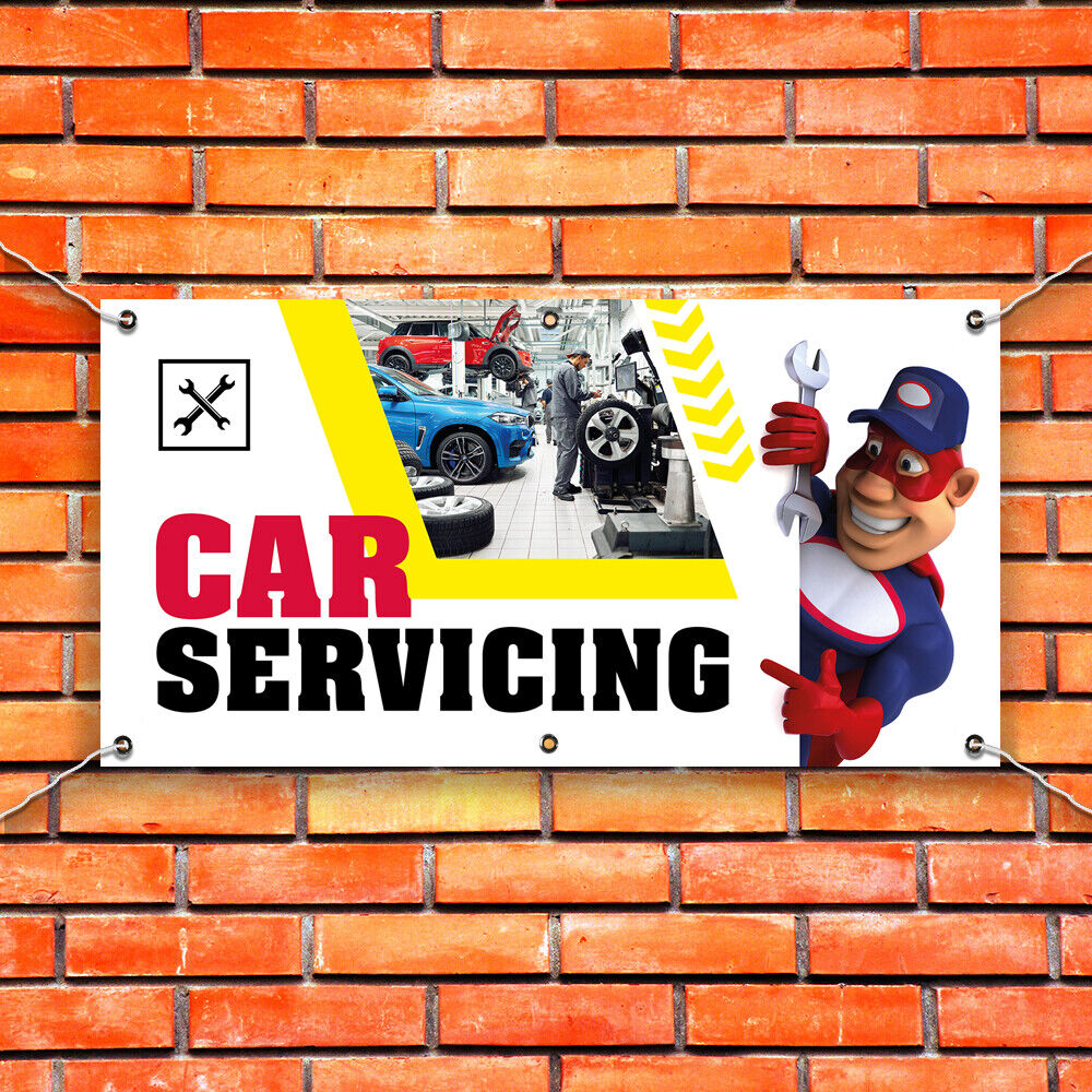 PVC Banner Car Servicing Promotional Print Outdoor Waterproof High Quality