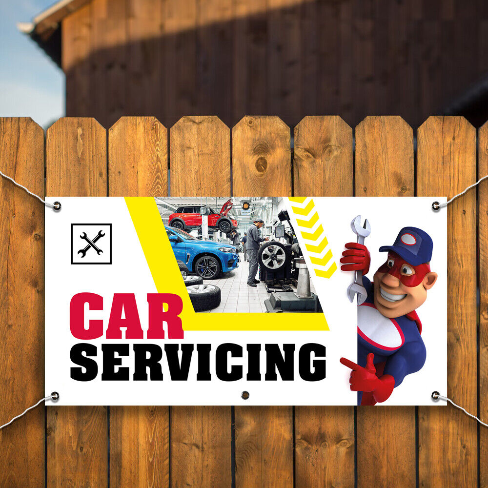 PVC Banner Car Servicing Promotional Print Outdoor Waterproof High Quality