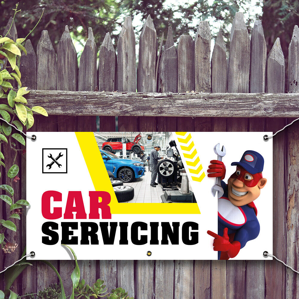 PVC Banner Car Servicing Promotional Print Outdoor Waterproof High Quality