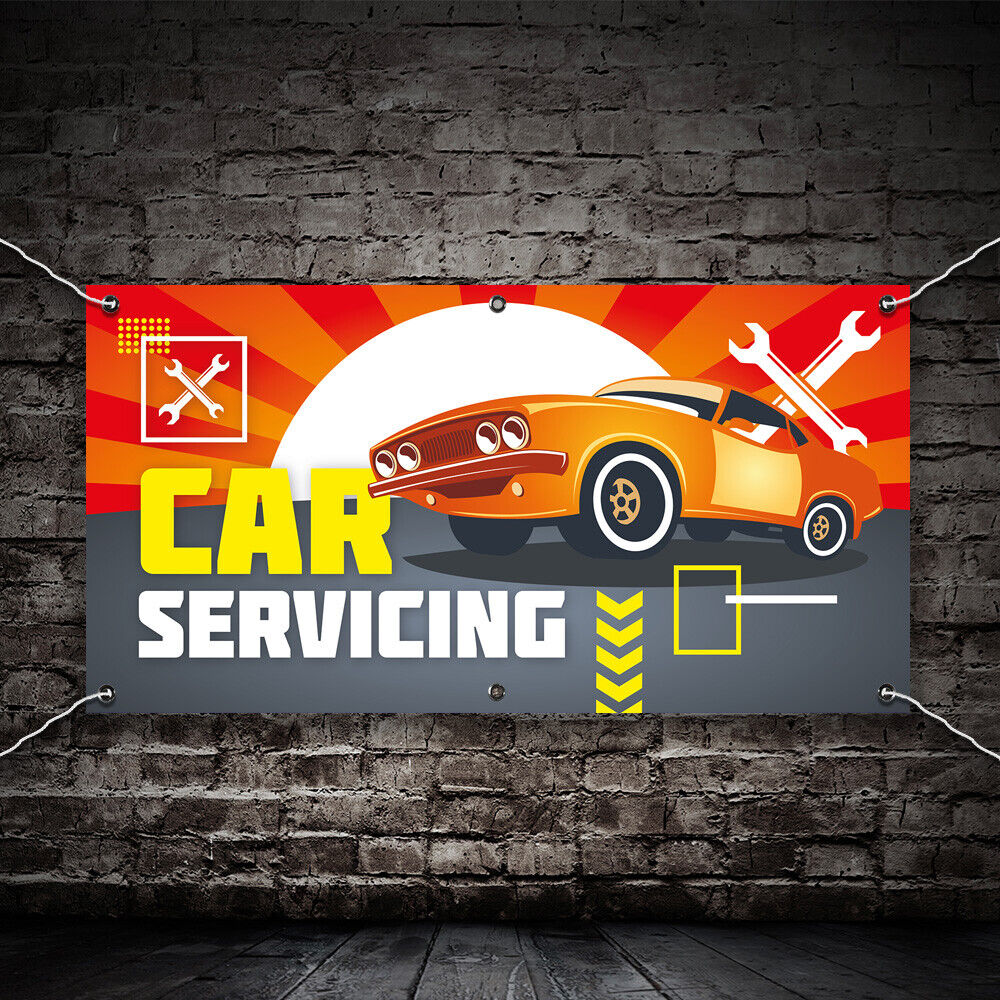 PVC Banner Car Servicing Promotional Print Outdoor Waterproof High Quality