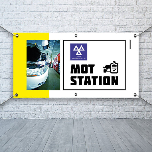 PVC Banner Mot Station Promotional Print Outdoor Waterproof High Quality