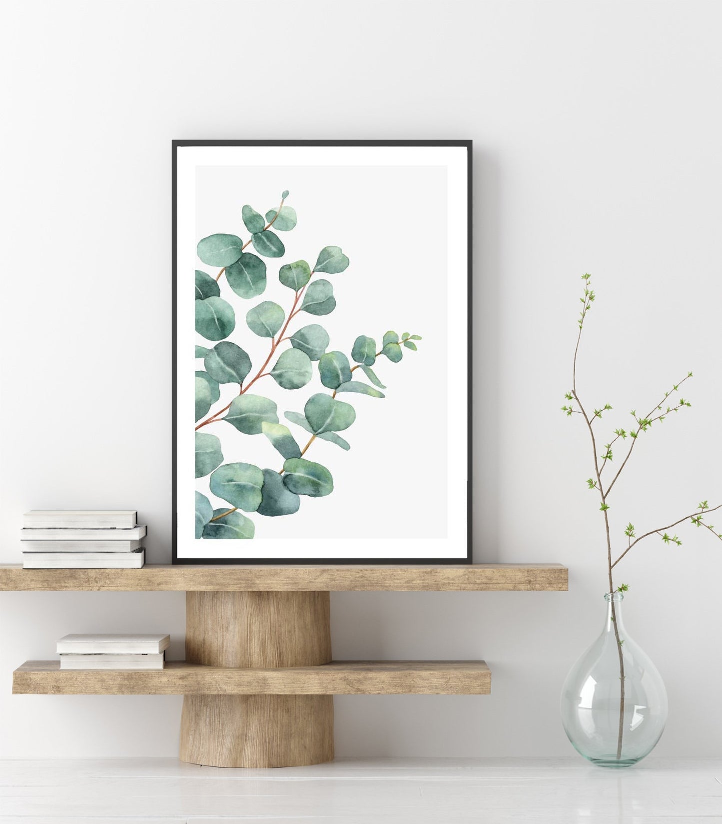 Eucalyptus poster print home wall art decor botanical watercolour