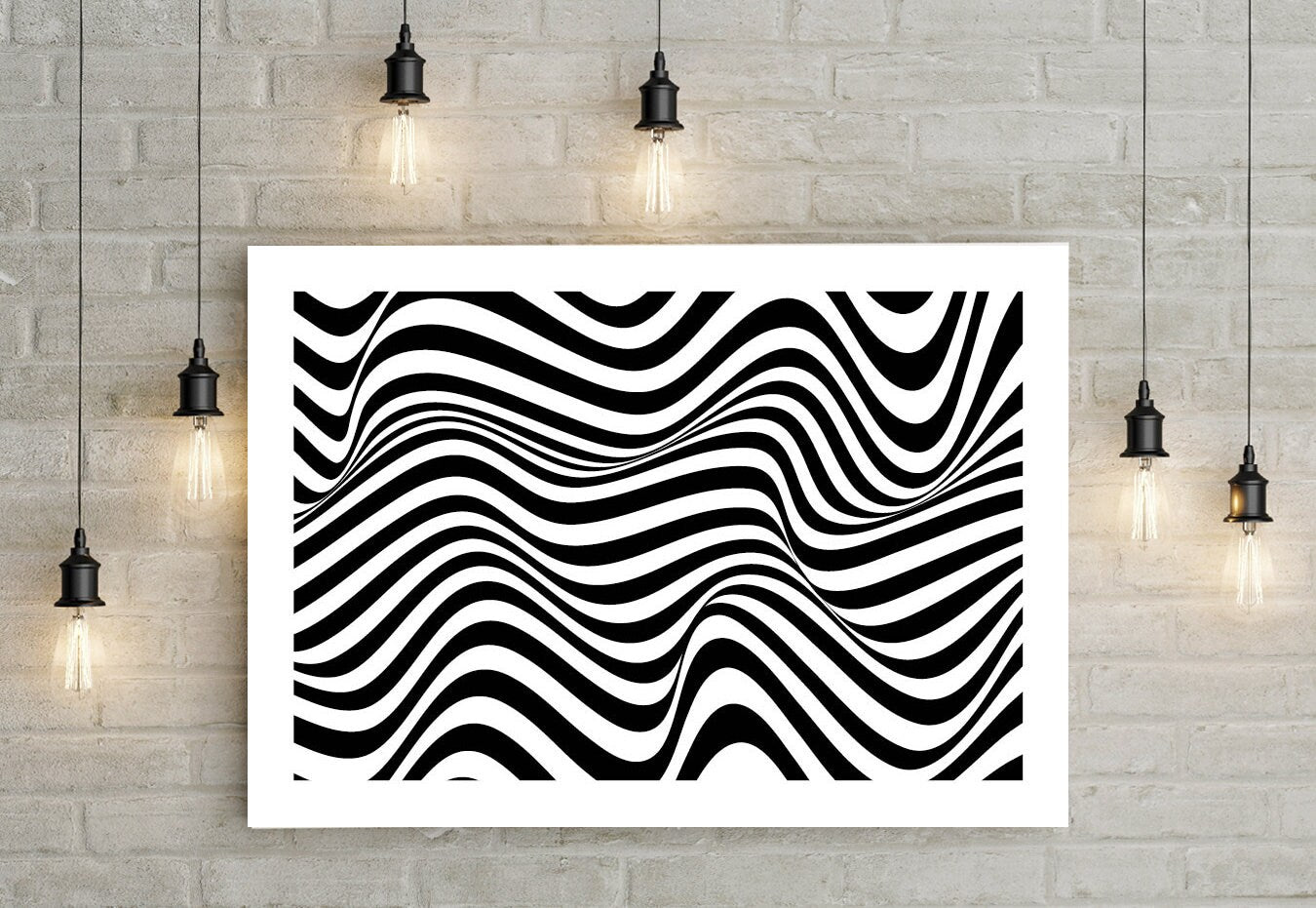 Abstract Poster Print home wall art decor lines design decoration