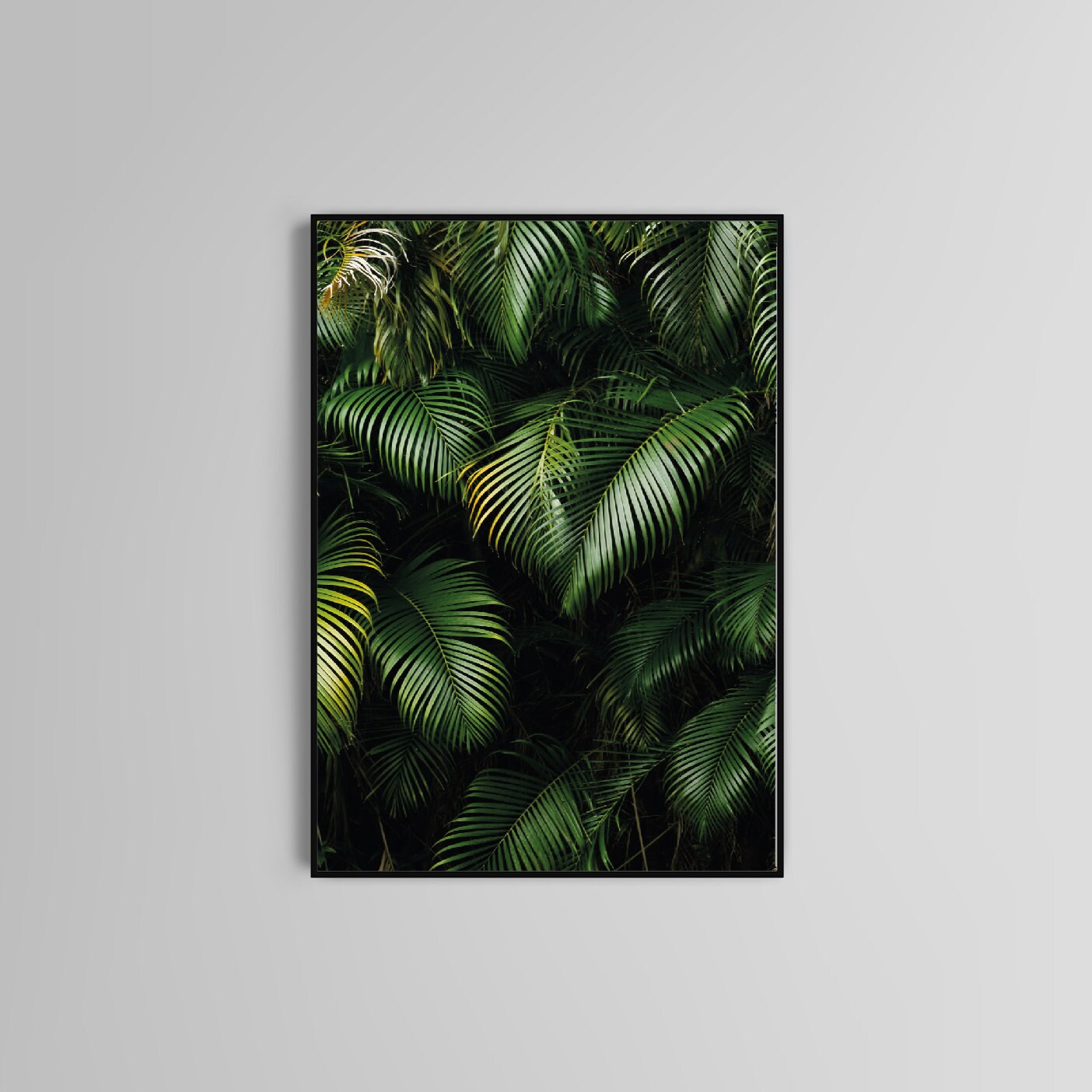 Tropical Poster Print home wall art decor leaves nature print