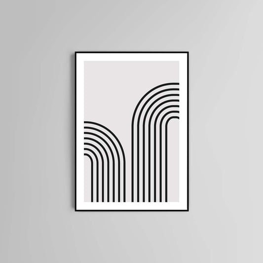 Black Lines Abstract Poster Home decor lines  poster Wall Art Modern Print modern decor graphic shapes print gift ideas