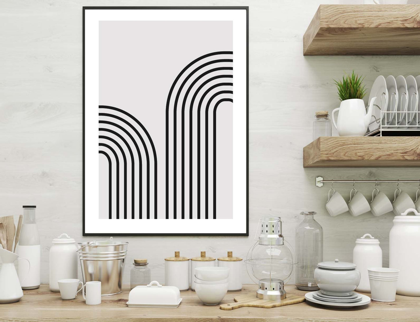 Black Lines Abstract Poster Home decor lines  poster Wall Art Modern Print modern decor graphic shapes print gift ideas