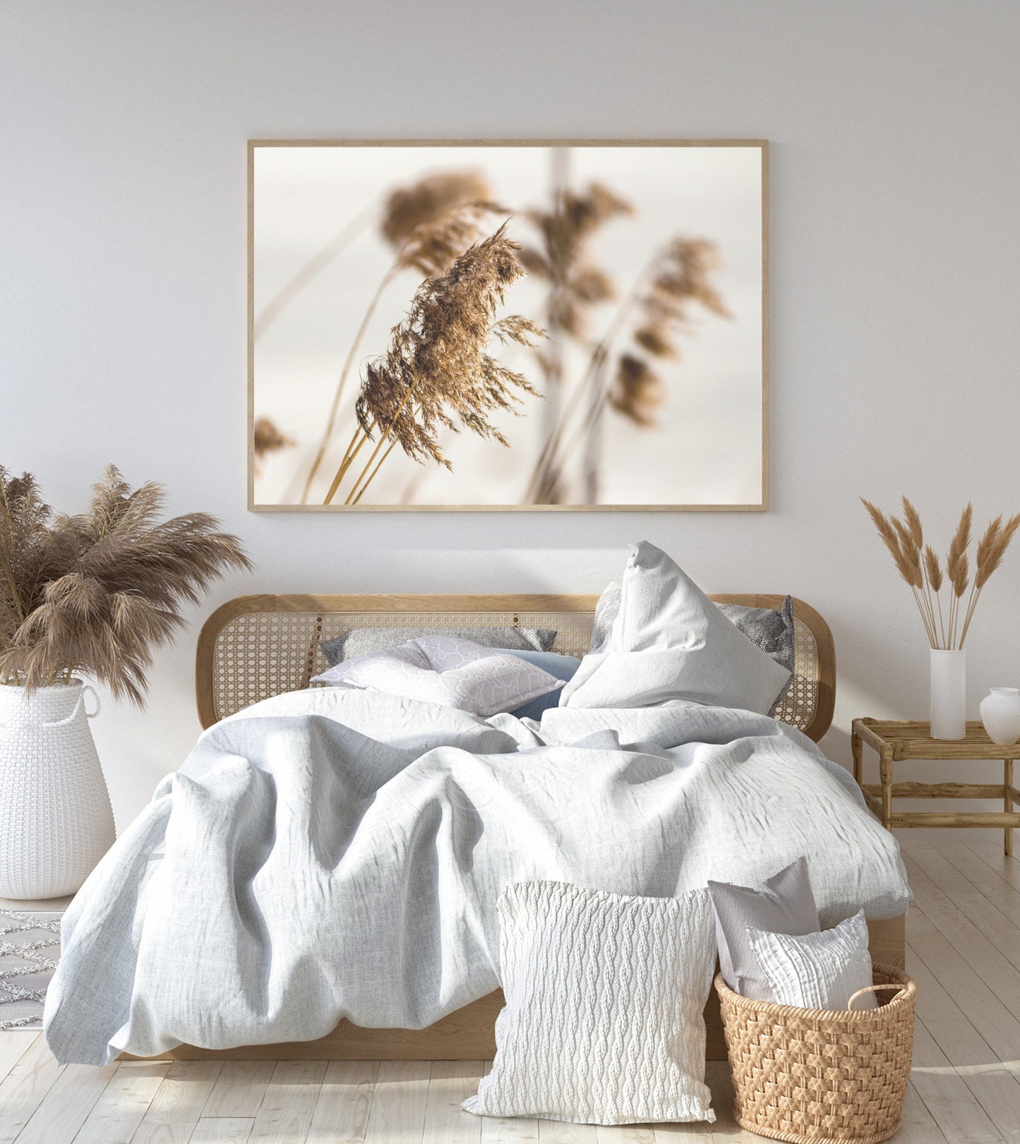 Pampas Grass poster print home wall art decor modern pampas grass elegant design