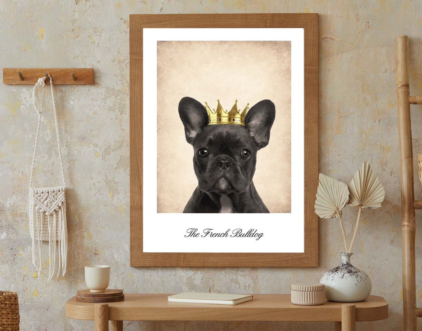 French Bulldog poster print home wall art decor modern animal design