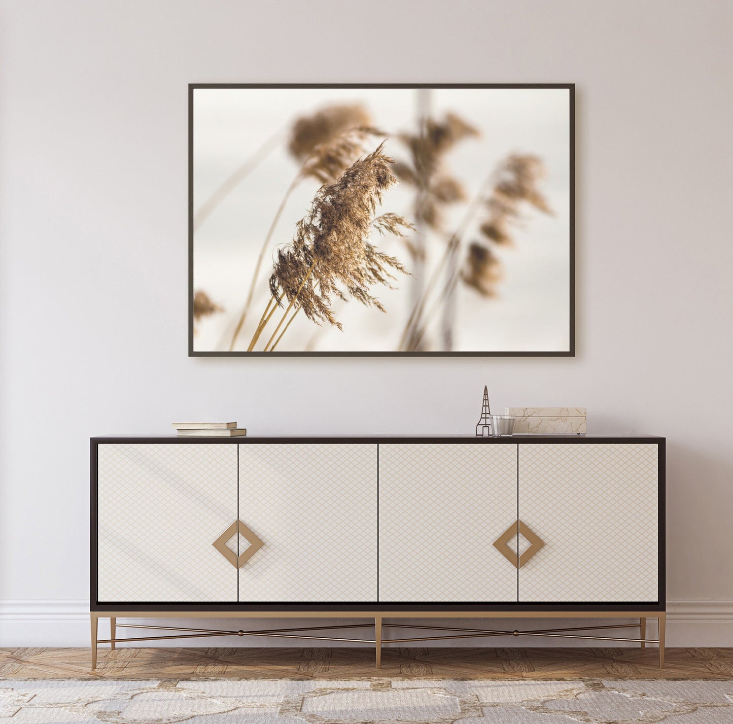 Pampas Grass poster print home wall art decor modern pampas grass elegant design